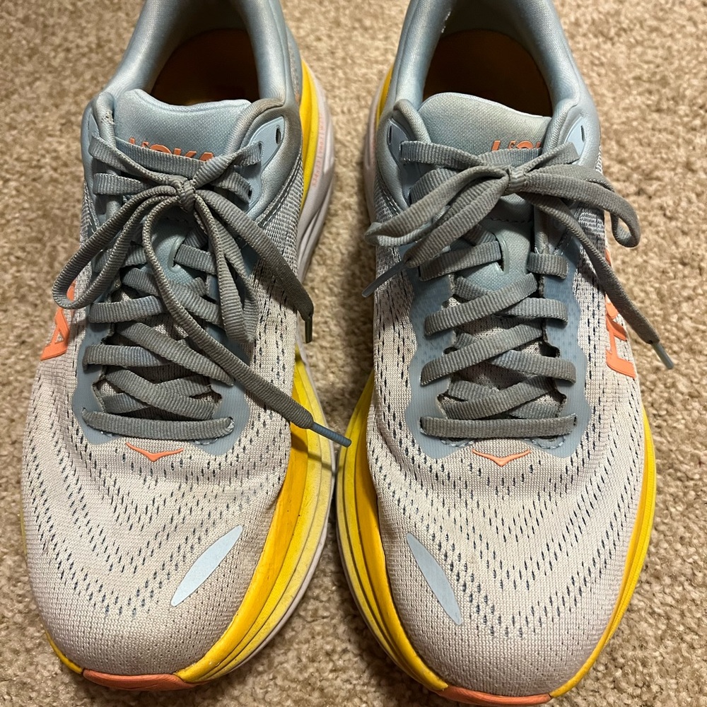 Hoka, Bondi, One One, Size 8.5, Women’s Tennis shoes, Used, Worn